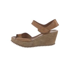 PEDRO GARCIA DISTRESSED LEATHER SLINGBACK SANDALS SZ 11